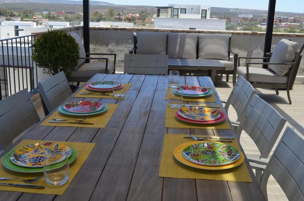 Apartamento 5 * Moderno + Rooftop Y Terraza Privada San Miguel de Allende Exterior foto